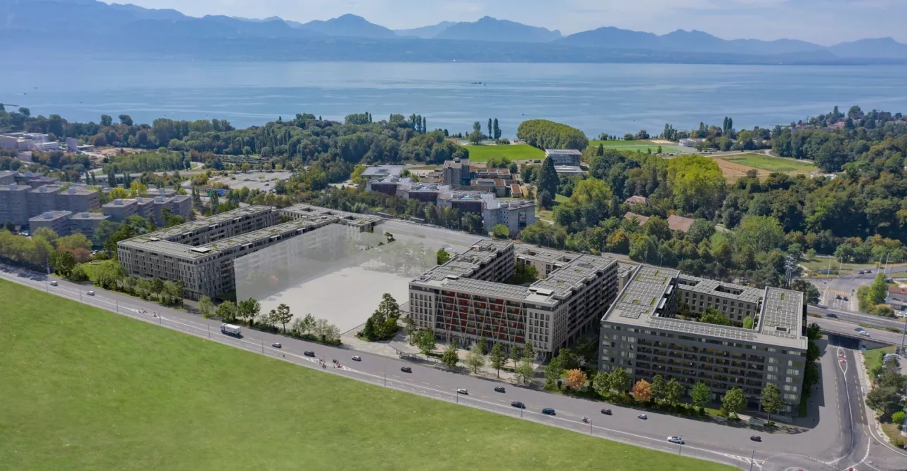 Quartier Horizons -  huit bâtiments durables où se mêleront logements, bureaux et commerces dans un environnement généreusement arboré.